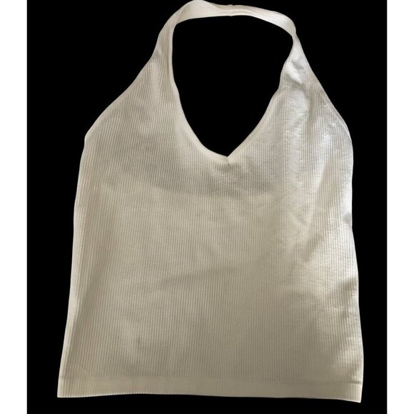 NWOT URBAN OUTFITTERS Out from Under Women's White Halter Top Vest Size XL - Picture 1 of 5